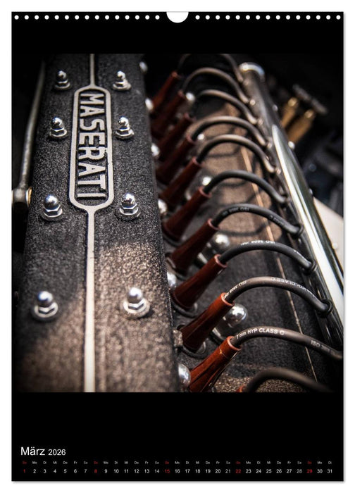Klassische Rennmotoren (CALVENDO Wandkalender 2026)