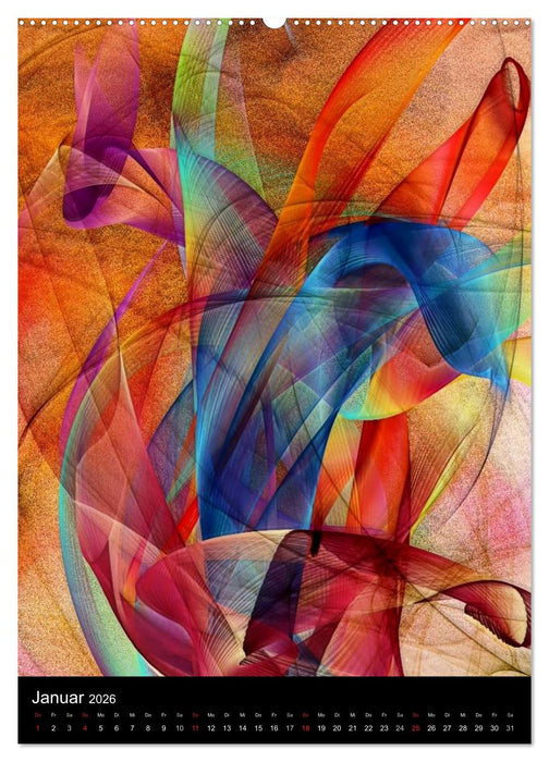 Mehrfarben von Nico Bielow (CALVENDO Wandkalender 2026)
