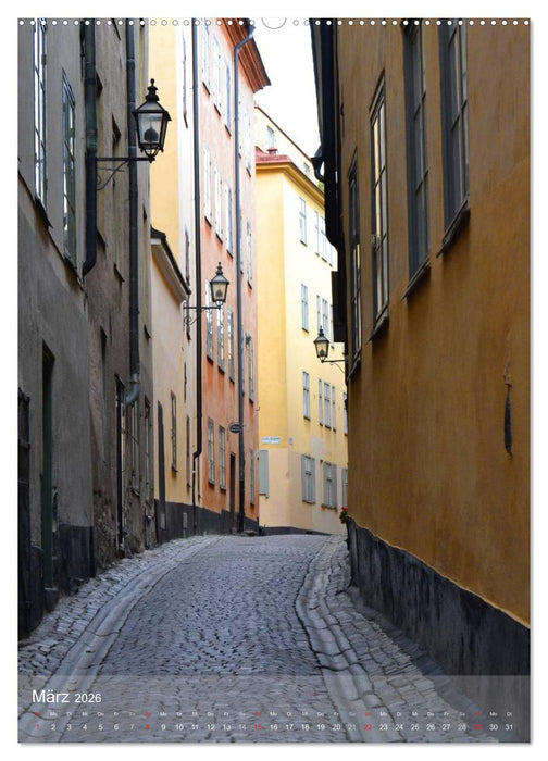 Stockholm - Stadtansichten (CALVENDO Wandkalender 2026)