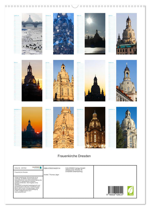Frauenkirche Dresden (CALVENDO Premium Wandkalender 2026)