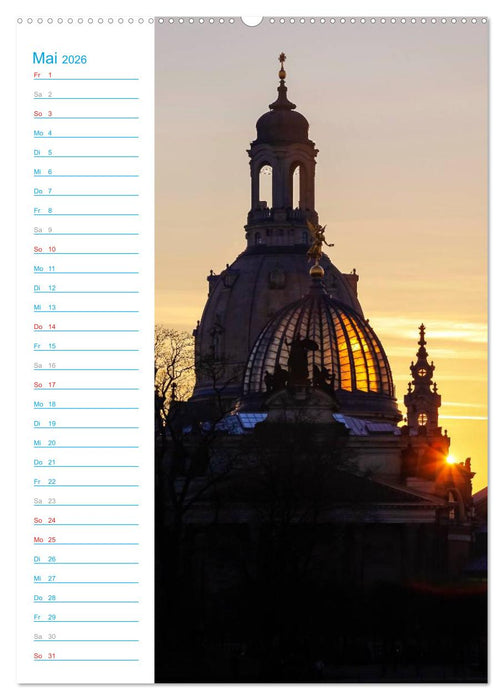 Frauenkirche Dresden (CALVENDO Premium Wandkalender 2026)