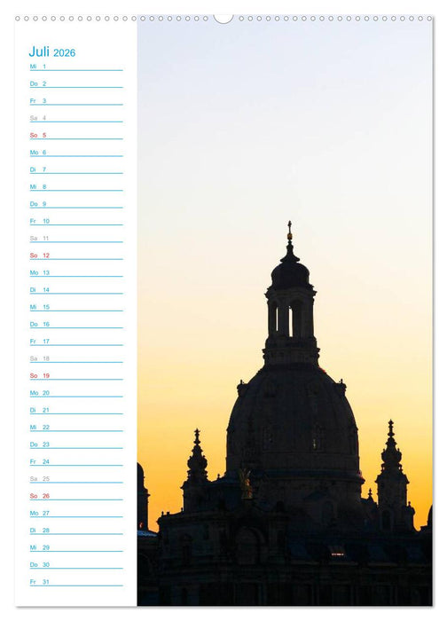 Frauenkirche Dresden (CALVENDO Premium Wandkalender 2026)