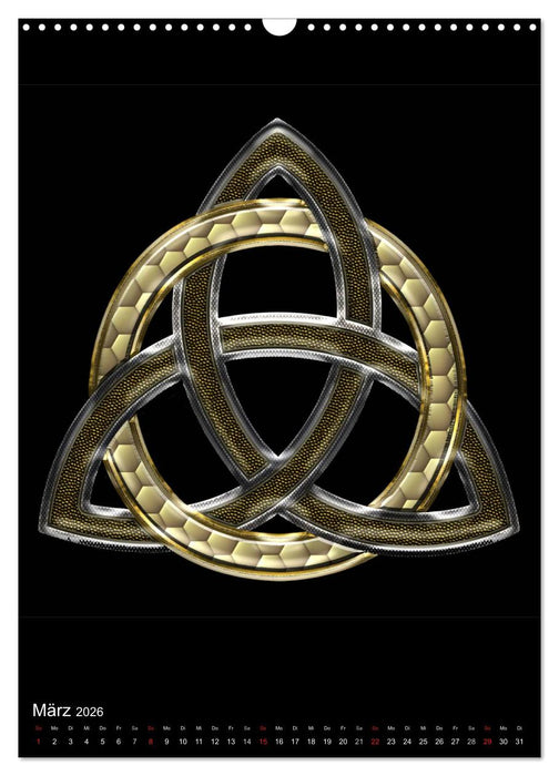 Keltische Art (CALVENDO Wandkalender 2026)