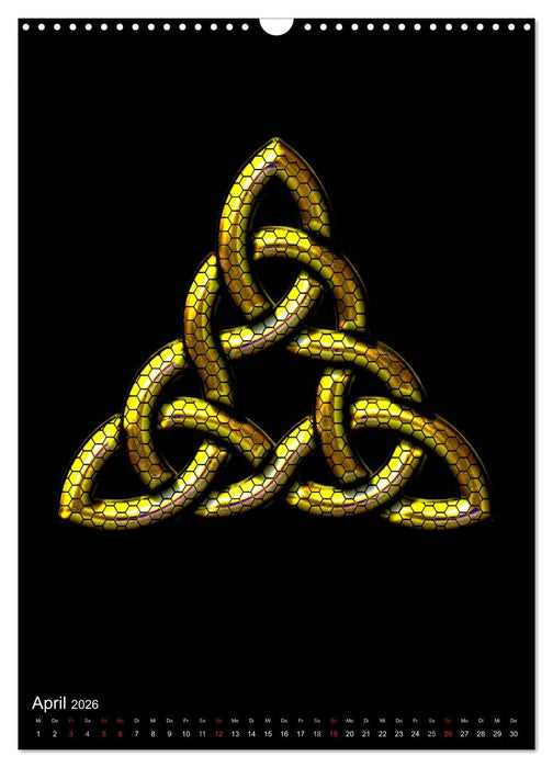 Keltische Art (CALVENDO Wandkalender 2026)