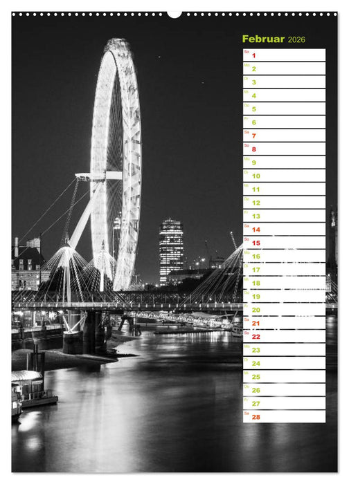 Big City London (CALVENDO Premium Wandkalender 2026)