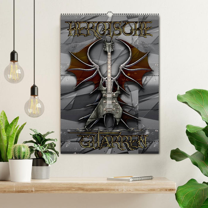 Heroische Gitarren (CALVENDO Wandkalender 2026)