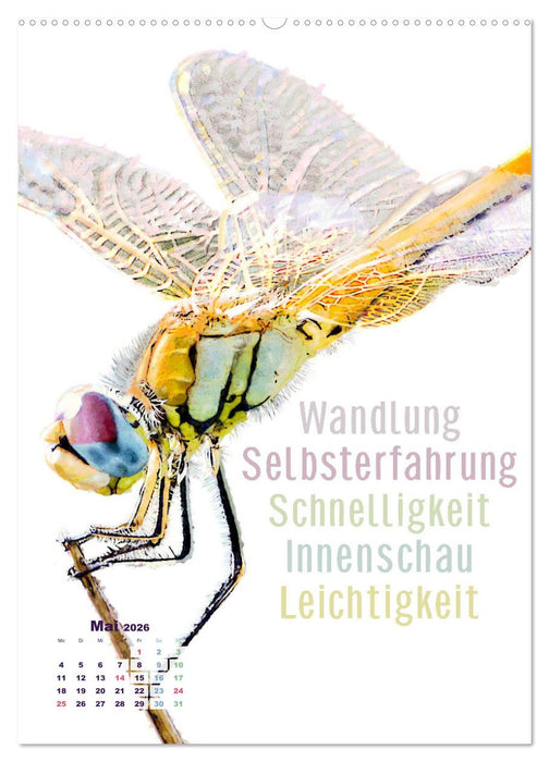 Krafttiere - Inspirierende Begleiter voller Magie und Seele (CALVENDO Premium Wandkalender 2026)