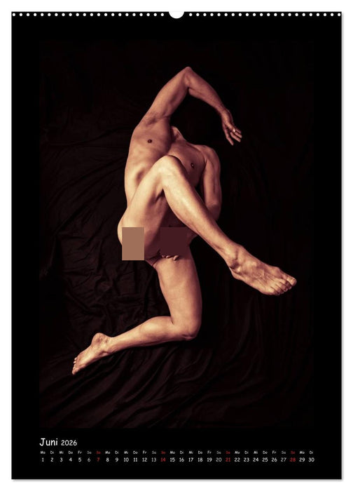 KÖRPER - SINNLICHE MÄNNERAKTE (CALVENDO Wandkalender 2026)