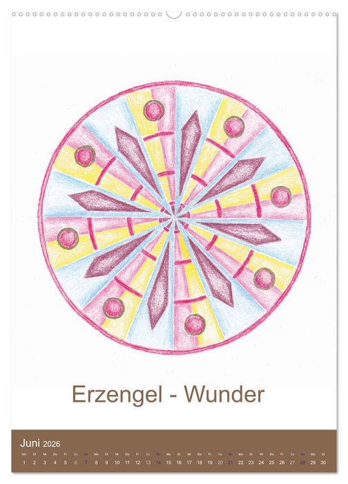 Atlantisheilsymbole (CALVENDO Premium Wandkalender 2026)