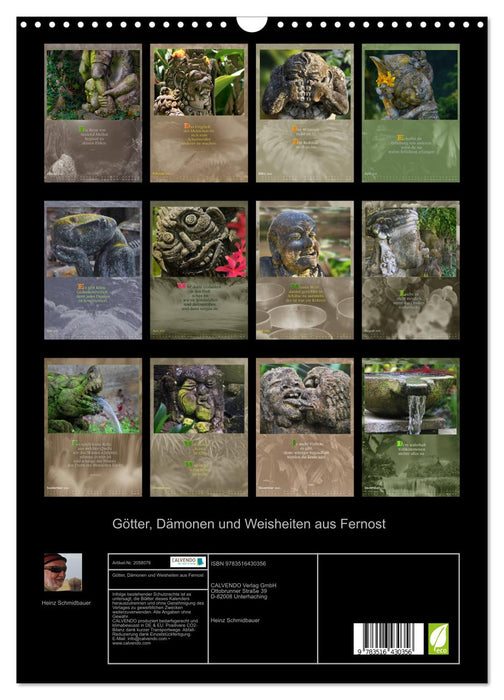 Götter, Dämonen und Weisheiten aus Fernost (CALVENDO Wandkalender 2026)