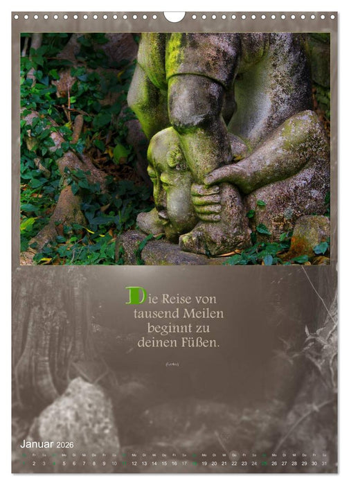 Götter, Dämonen und Weisheiten aus Fernost (CALVENDO Wandkalender 2026)