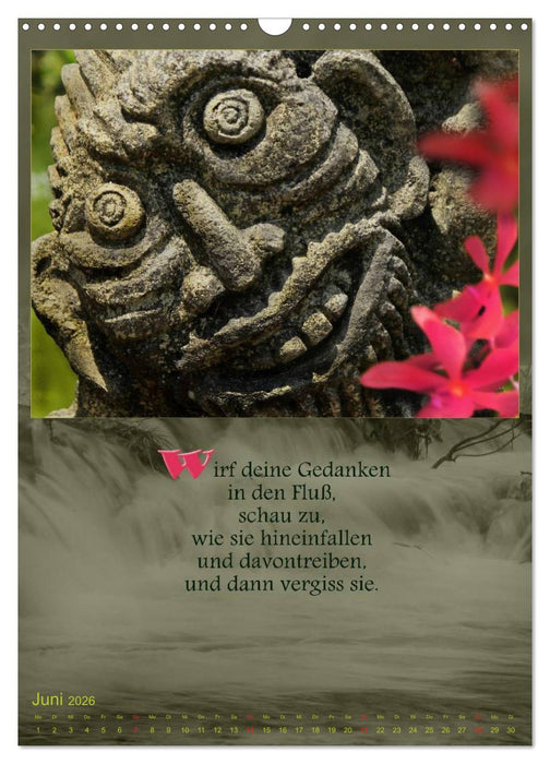 Götter, Dämonen und Weisheiten aus Fernost (CALVENDO Wandkalender 2026)