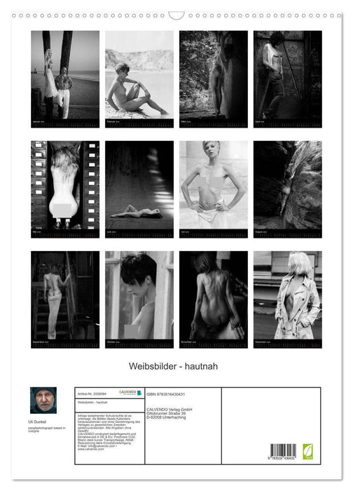 Weibsbilder - hautnah (CALVENDO Wandkalender 2026)