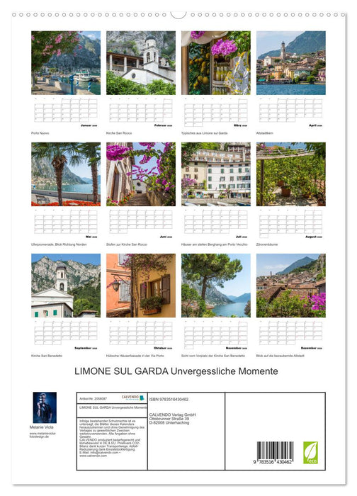 LIMONE SUL GARDA Unvergessliche Momente (CALVENDO Premium Wandkalender 2026)