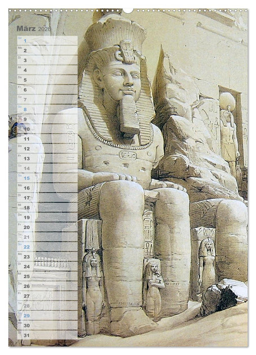 Ägyptens Tempel (CALVENDO Wandkalender 2026)
