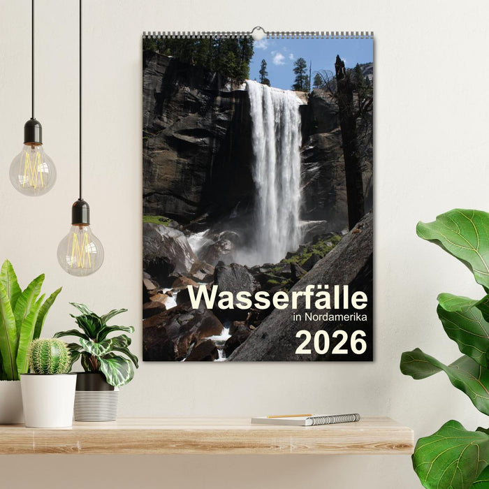 Wasserfälle in Nordamerika 2026 (CALVENDO Wandkalender 2026)