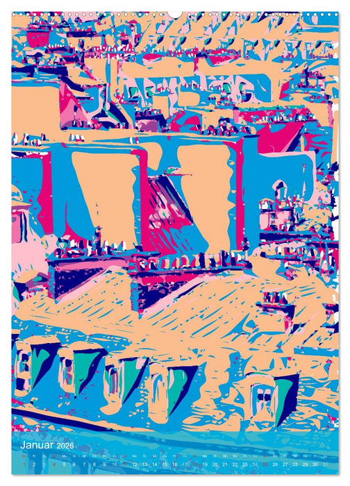 Paris pop-art (CALVENDO Wandkalender 2026)