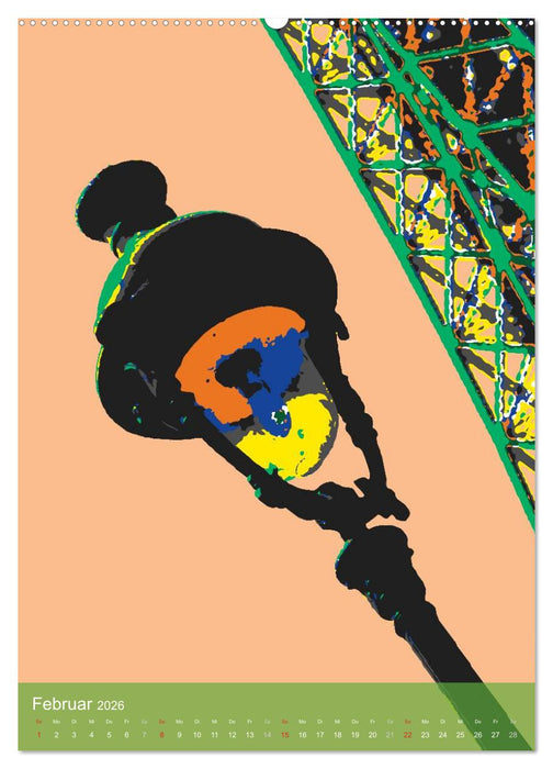 Paris pop-art (CALVENDO Wandkalender 2026)