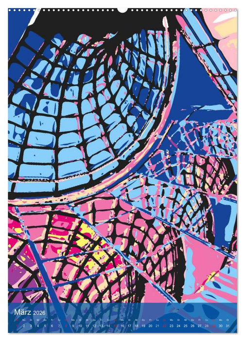 Paris pop-art (CALVENDO Wandkalender 2026)