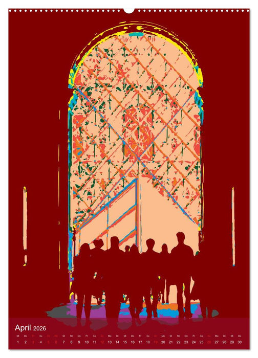 Paris pop-art (CALVENDO Wandkalender 2026)