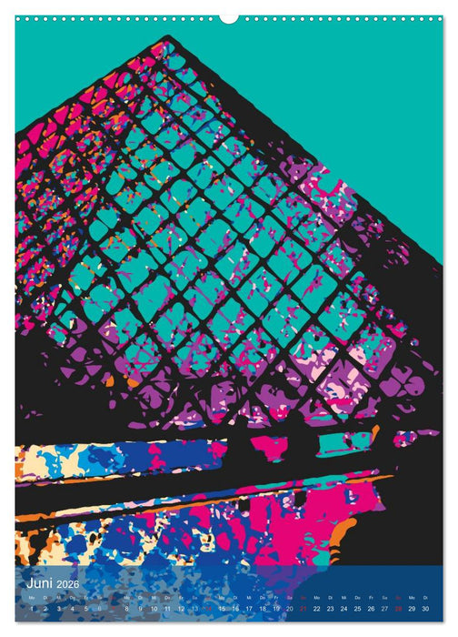 Paris pop-art (CALVENDO Wandkalender 2026)