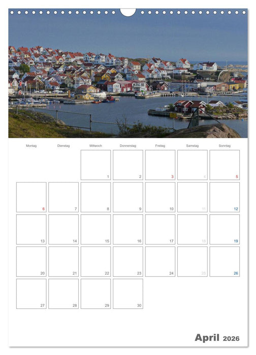 Typisch Schwedisch Bohuslän (CALVENDO Wandkalender 2026)