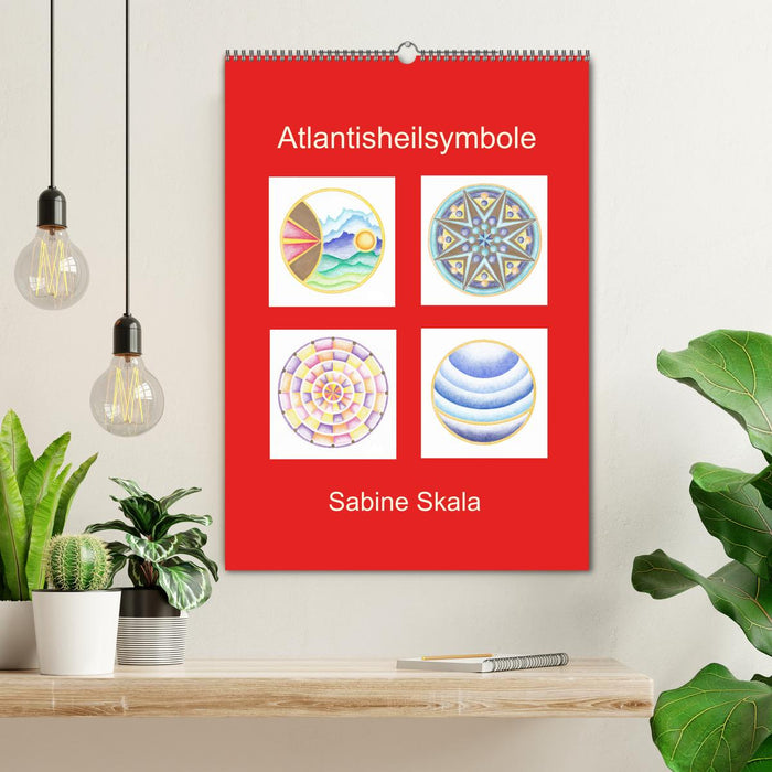 Atlantisheilsymbole (CALVENDO Wandkalender 2026)