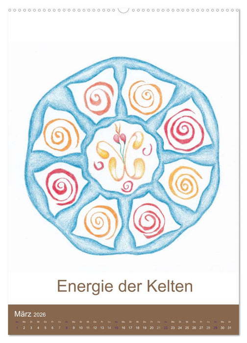 Atlantisheilsymbole (CALVENDO Wandkalender 2026)