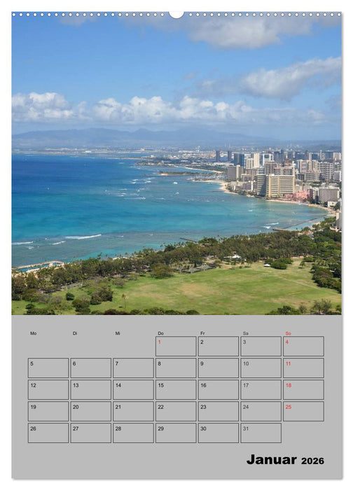 Hawaii - Land of Aloha (CALVENDO Premium Wandkalender 2026)