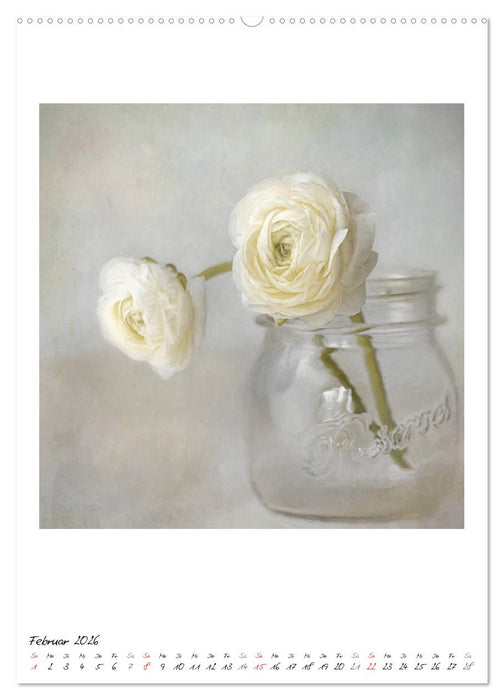 Kleine Blütenpoesie (CALVENDO Premium Wandkalender 2026)