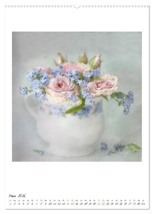 Kleine Blütenpoesie (CALVENDO Premium Wandkalender 2026)