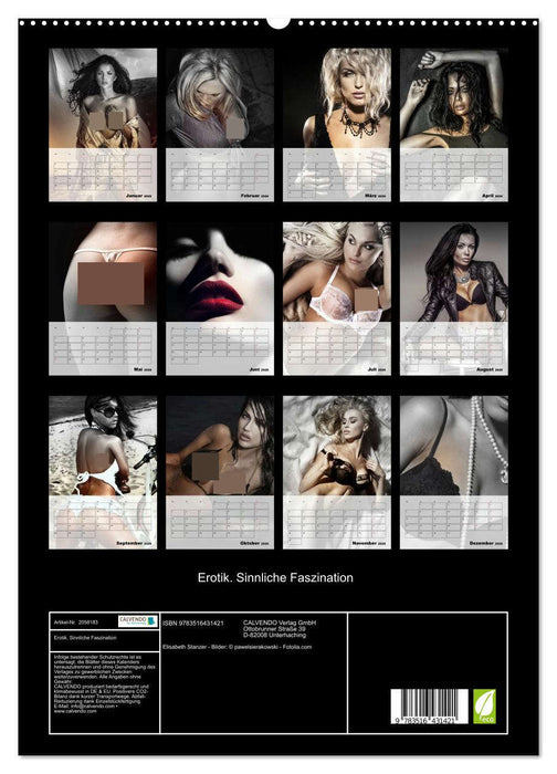 Erotik. Sinnliche Faszination (CALVENDO Premium Wandkalender 2026)