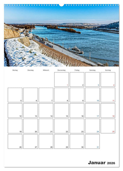 Rheingau Terminplaner (CALVENDO Wandkalender 2026)