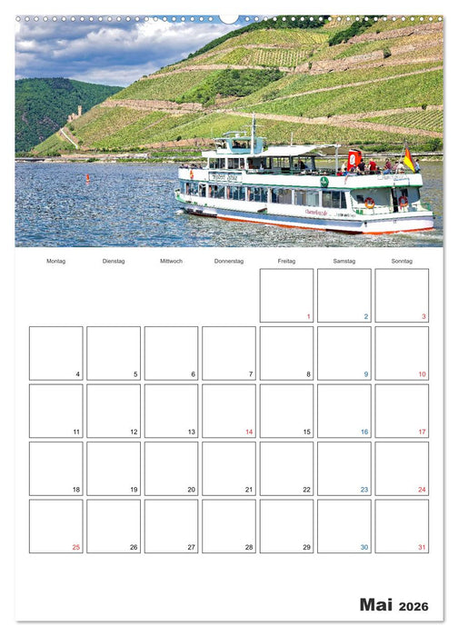 Rheingau Terminplaner (CALVENDO Wandkalender 2026)