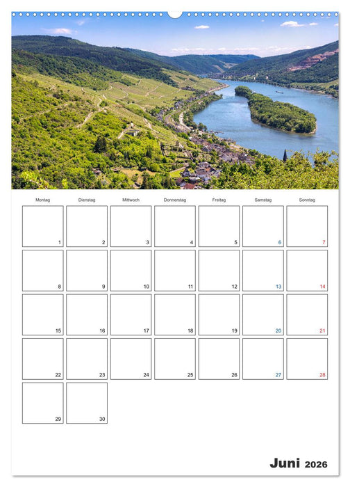Rheingau Terminplaner (CALVENDO Wandkalender 2026)