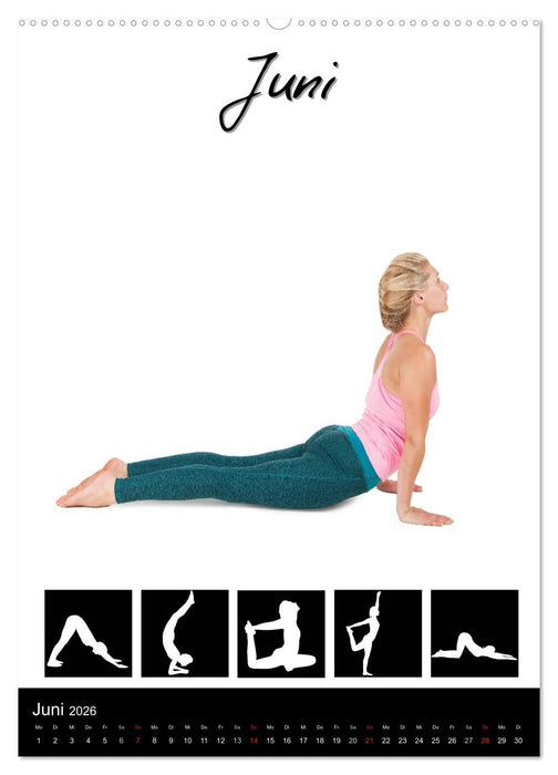 Yoga in Bildern (CALVENDO Premium Wandkalender 2026)