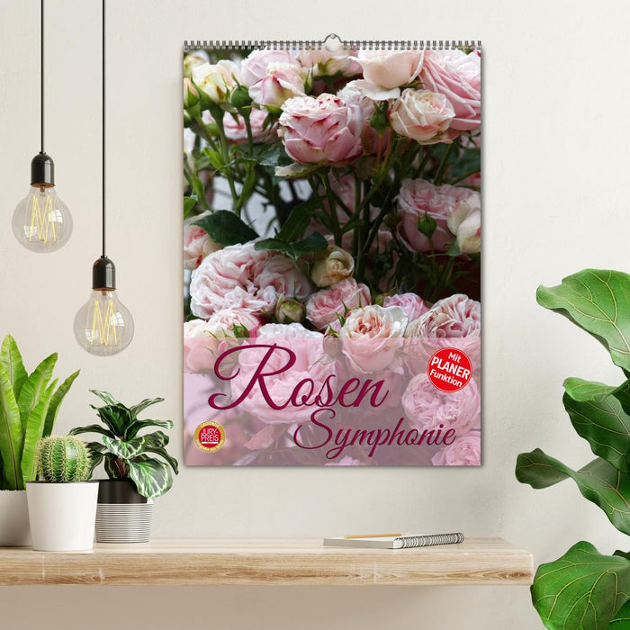 Rosen Symphonie (CALVENDO Wandkalender 2026)