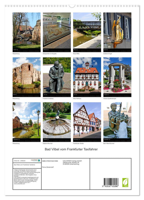 Bad Vilbel vom Frankfurter Taxifahrer (CALVENDO Premium Wandkalender 2026)