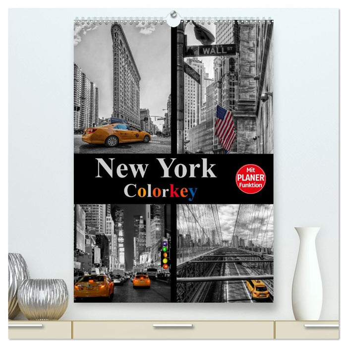 New York Colorkey (CALVENDO Premium Wandkalender 2026)