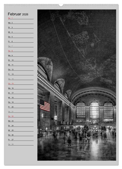New York Colorkey (CALVENDO Premium Wandkalender 2026)