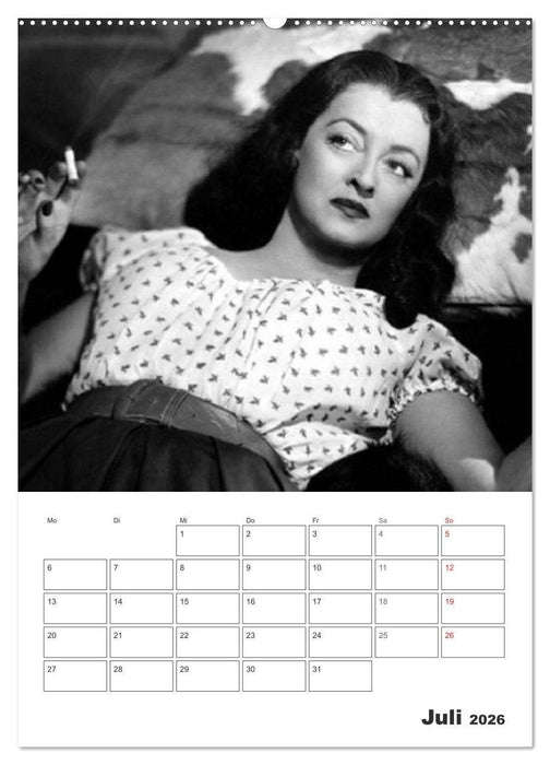 Filmstars. Unvergessene Diven (CALVENDO Premium Wandkalender 2026)