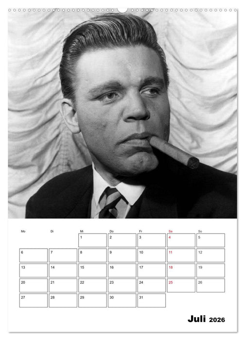 Leinwandhelden. Unvergessene Filmstars (CALVENDO Premium Wandkalender 2026)