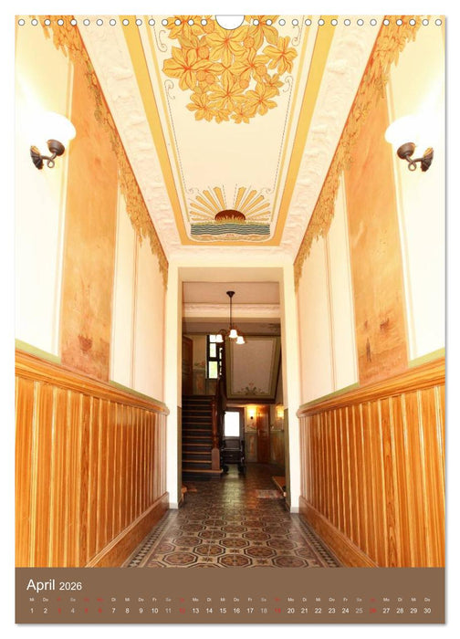 Historische Innenansichten - Leipziger Jugendstil (CALVENDO Wandkalender 2026)