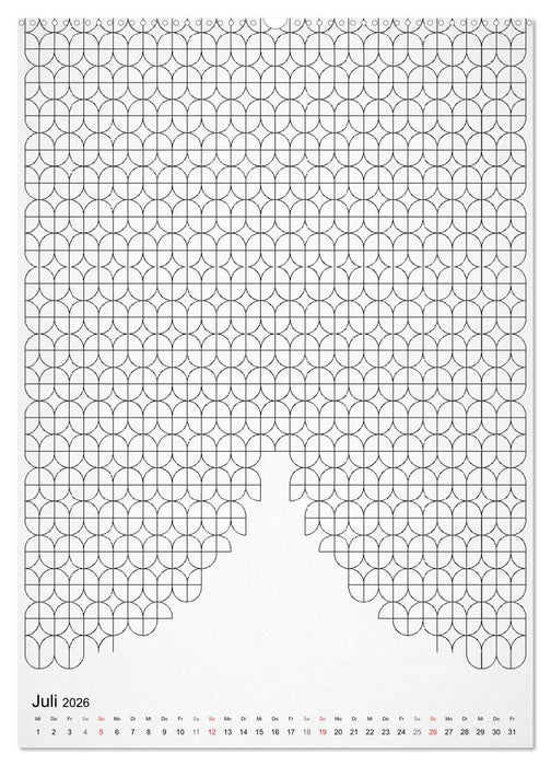 Geometric Graphik Art (CALVENDO Premium Wandkalender 2026)