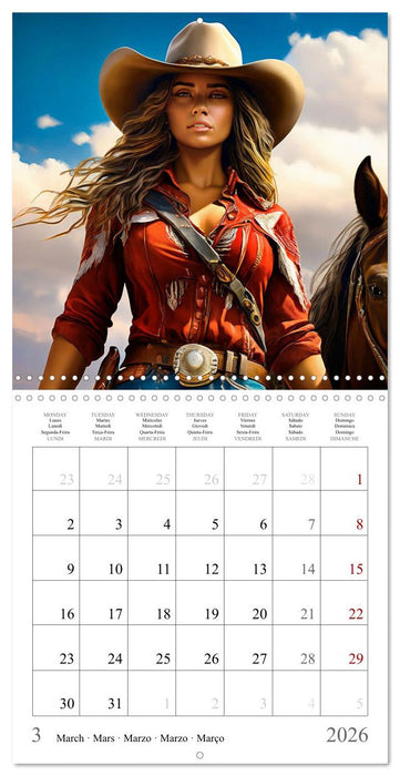 Wild West - Western Lifestyle (CALVENDO Monthly Calendar 2026)
