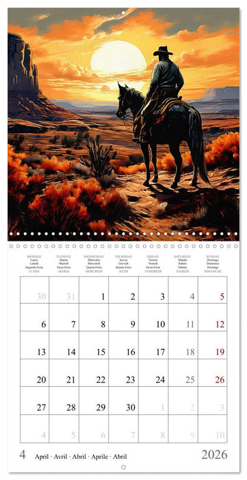 Wild West - Western Lifestyle (CALVENDO Monthly Calendar 2026)