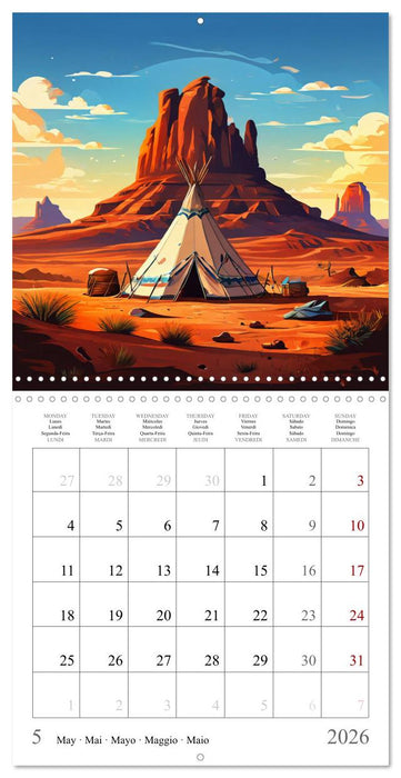 Wild West - Western Lifestyle (CALVENDO Monthly Calendar 2026)