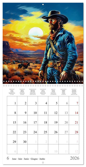 Wild West - Western Lifestyle (CALVENDO Monthly Calendar 2026)