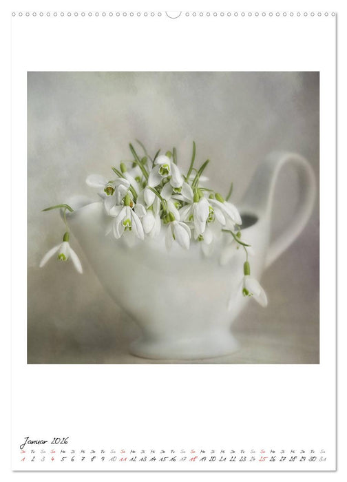 Kleine Blütenpoesie (CALVENDO Wandkalender 2026)