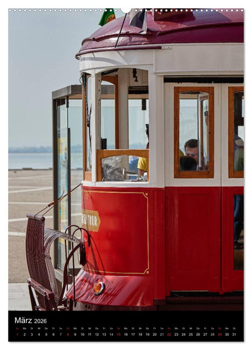 Lissabons Straßenbahnen (CALVENDO Wandkalender 2026)